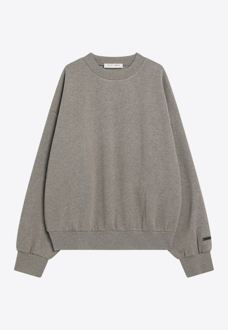 Fear Of God Essentials Classic Fleece Logo Sweatshirt Gray 192SP252043F_FEARE-HH