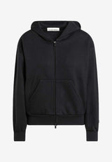 Fear Of God Essentials Logo Patch Zip-Up Hoodie Black 192SP255090FW/R_FEARE-JB