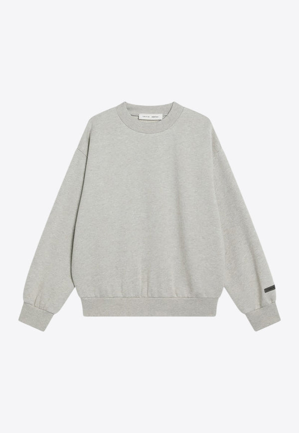 Fear Of God Essentials Classic Fleece Logo Sweatshirt Gray 192SP255552FW_FEARE-HS