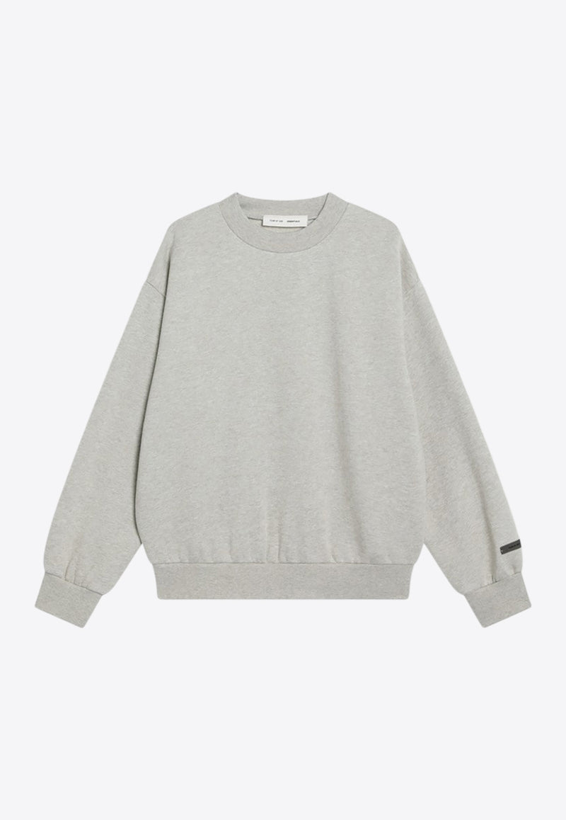 Fear Of God Essentials Classic Fleece Logo Sweatshirt Gray 192SP255552FW_FEARE-HS