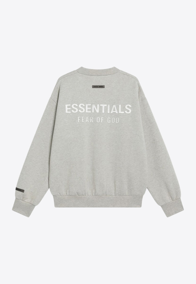 Fear Of God Essentials Classic Fleece Logo Sweatshirt Gray 192SP255552FW_FEARE-HS