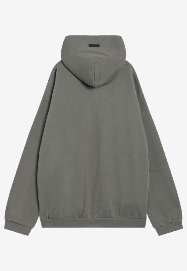Fear Of God Essentials 90's Logo Oversized Hoodie Green 192SP256217F/R_FEARE-MO