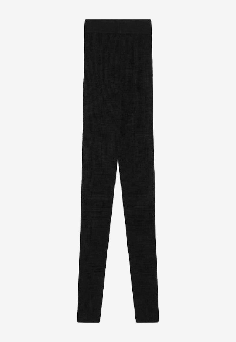 Fear Of God Essentials Waffle Knit Leggings Black 192SP257270FW/R_FEARE-JB