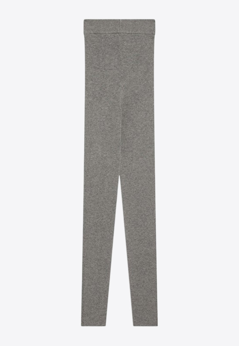 Fear Of God Essentials Logo Patch Ribbed Leggings Gray 192SP257493FW_FEARE-HH