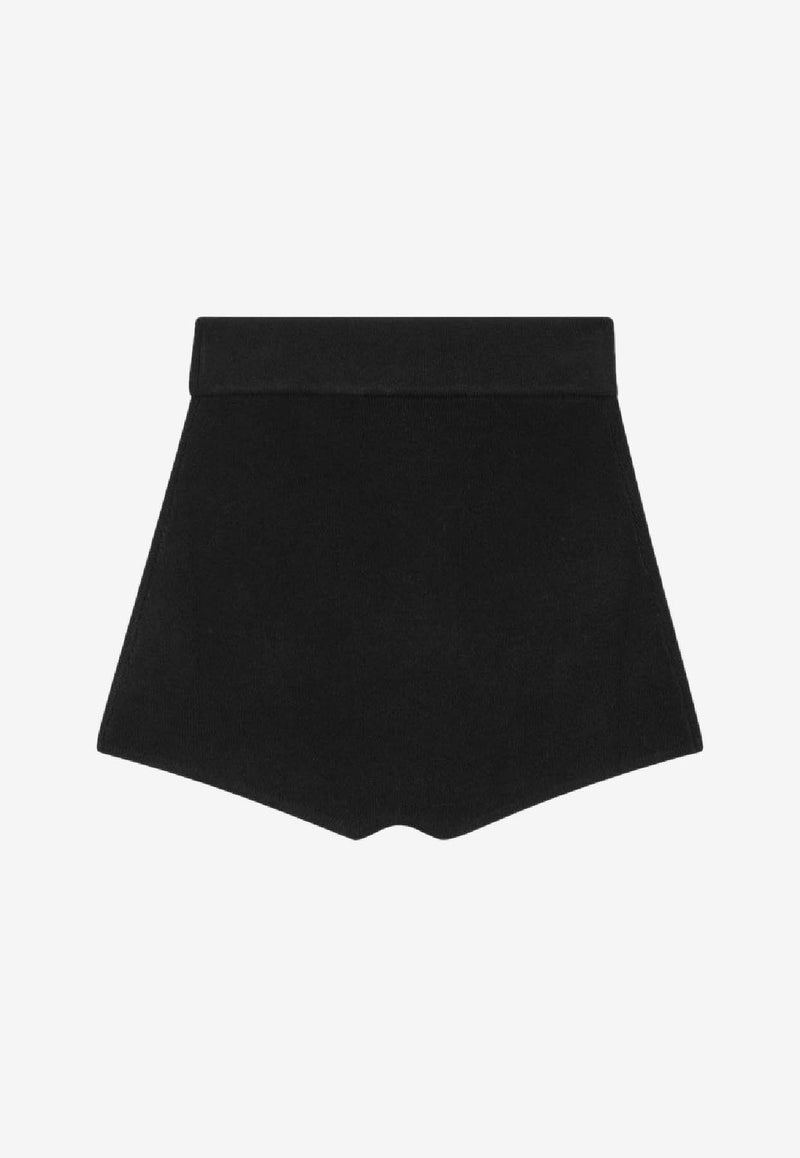Fear Of God Essentials Waffle Knit Mini Shorts Black 192SP257700FW/R_FEARE-JB