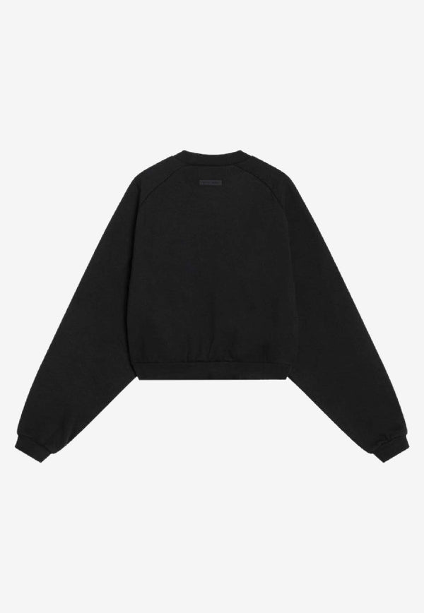 Fear Of God Essentials 90's Logo Sweatshirt Black 192SP257830FW/R_FEARE-JB