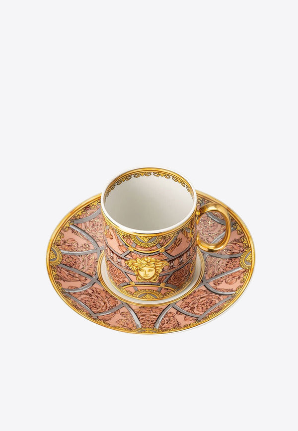 Versace Home Collection La Scala del Palazzo Coffee Cup and Saucer Multicolor 19335-403665-14740