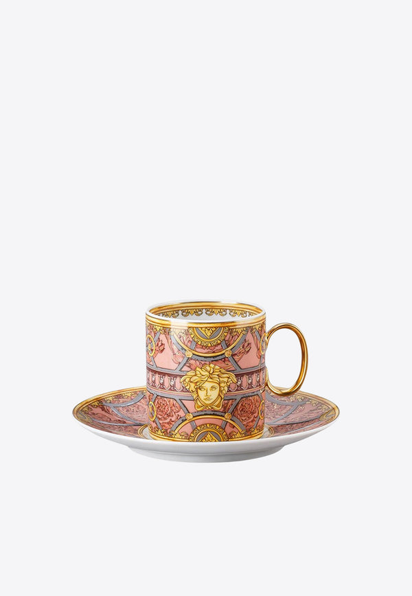 Versace Home Collection La Scala del Palazzo Coffee Cup and Saucer Multicolor 19335-403665-14740