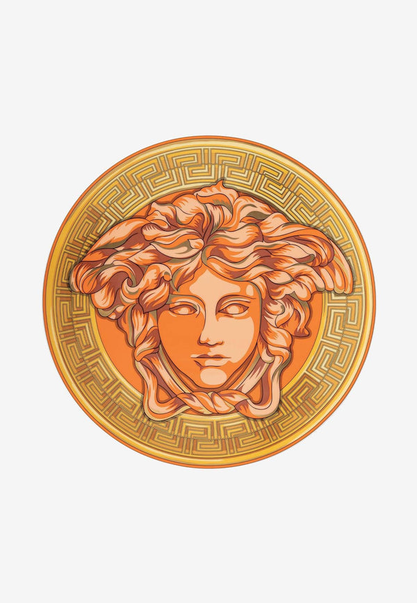 Versace Home Collection Medusa Amplified Service Plate Orange 19335-403760-10263