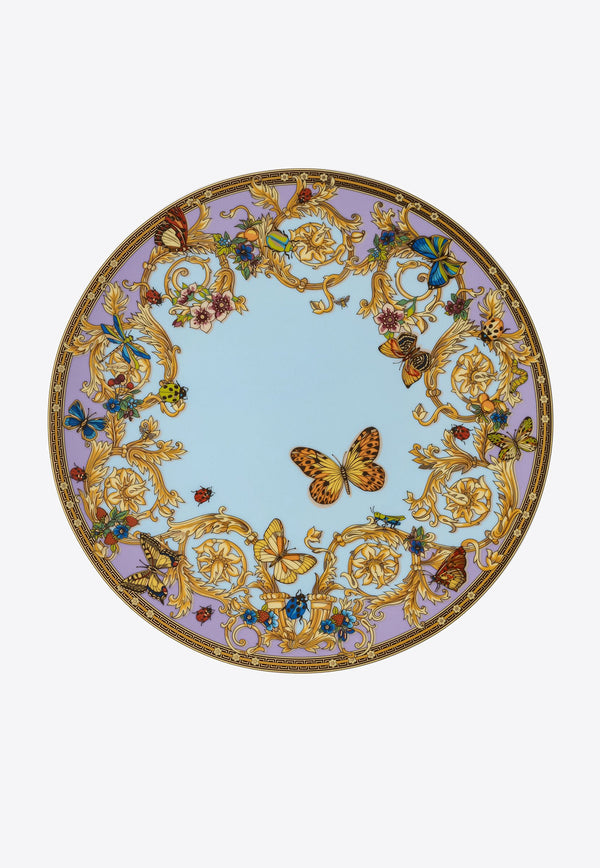 Versace Le Jardin Embellished Service Plate Multicolor 19335-409609-10263