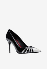 Maison Ernest 1964 85 Patent Leather Pumps Black 1964_BLACK WHIT