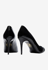 Maison Ernest 1964 85 Patent Leather Pumps Black 1964_BLACK WHIT
