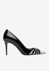 Maison Ernest 1964 85 Patent Leather Pumps Black 1964_BLACK WHIT