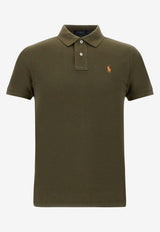Logo-Embroidered Polo T-shirt
