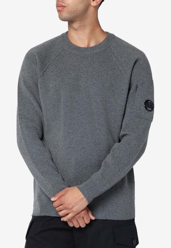 C.P. Company Signature Lens Wool Sweater Gray 19CMKN040A110149A/R_CPCOM-921