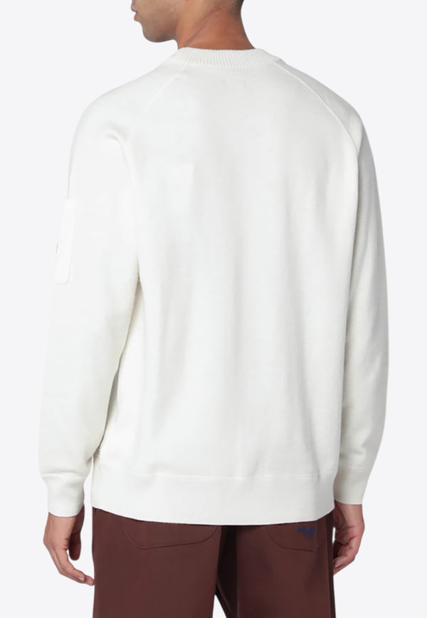 C.P. Company Signature Lens Sweater White 19CMKN198A110468A/R_CPCOM-103