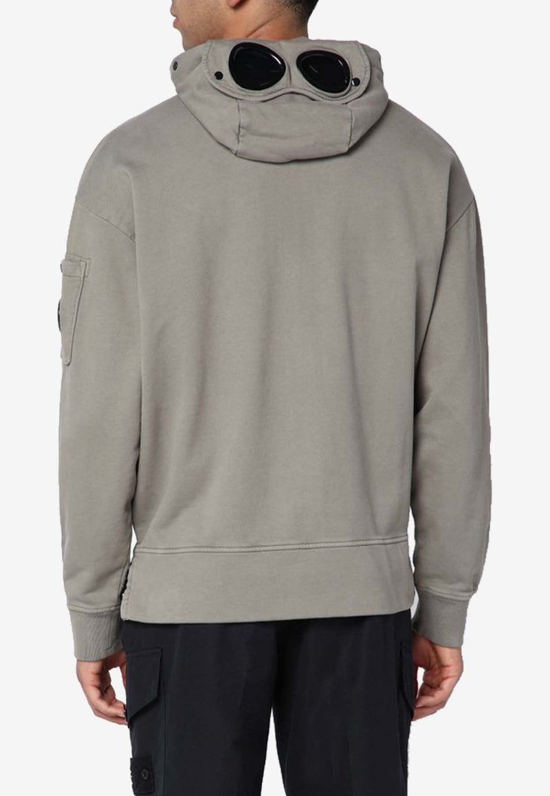 C.P. Company Signature Lens Zip-Up Hoodie Gray 19CMSS060A006372G/R_CPCOM-356