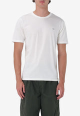 C.P. Company Logo Crewneck T-shirt White 19CMTS132A006374G_WHITE