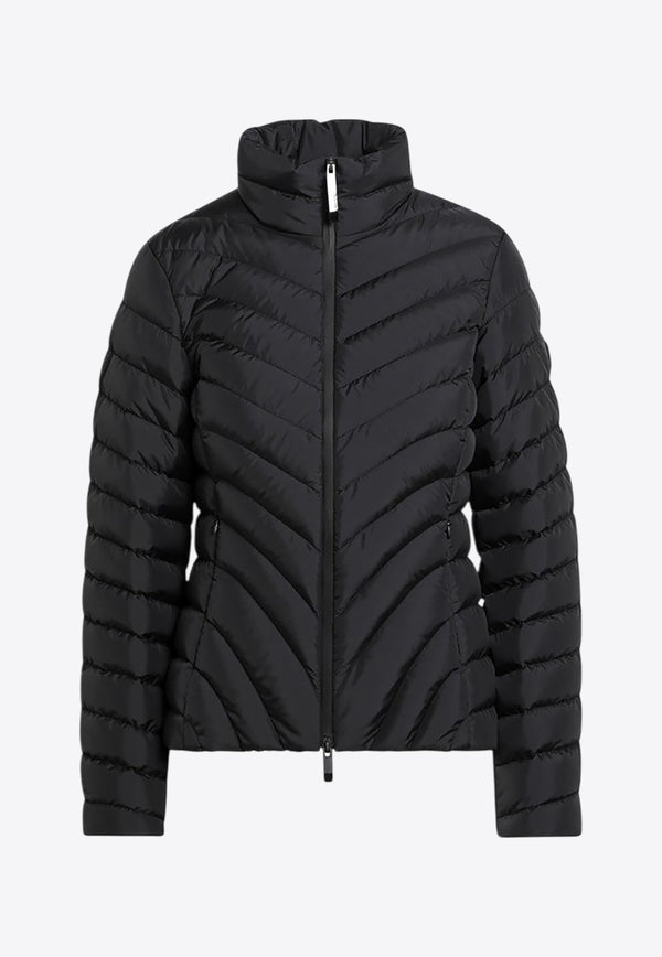 Moncler Grange Diagonal Quilt Down Jacket Black 1A000-29597U5/Q_MONCL-999