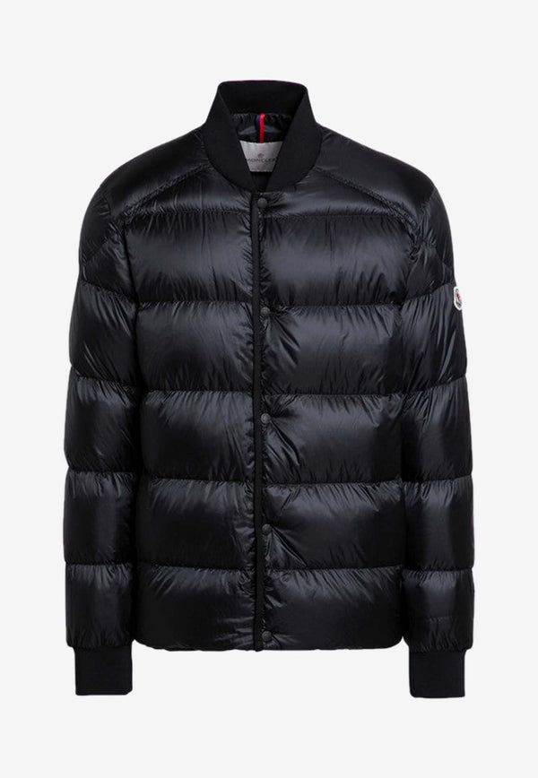 Moncler Bazena Zip-Up Down Jacket Black 1A000-975967G/P_MONCL-999