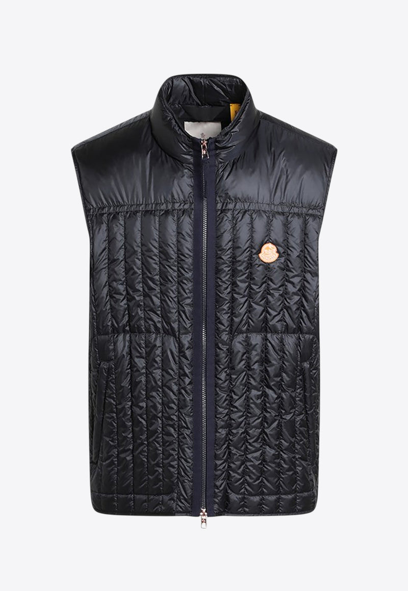 Moncler X Gilga Farm By Donald Glover Tangerine Padded Vest Navy 1A00011597YF/R_MONGE-778