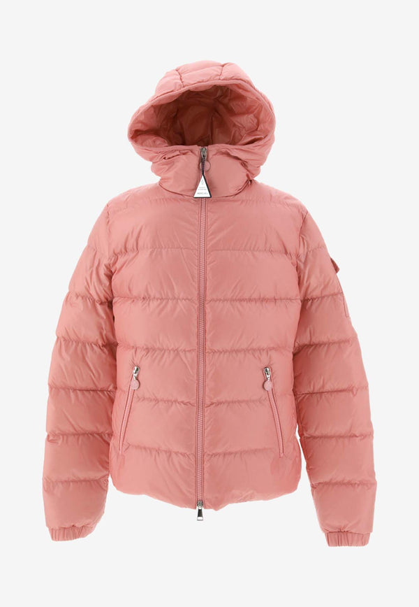 Moncler Gles Hooded Puffer Jacket Pink 1A00064_595ZZ_500