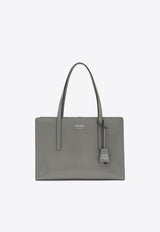 Prada Medium 1995 Re-Edition Brushed Leather Tote Bag Gray 1BA350OOOZO6/M_PRADA-F03HH