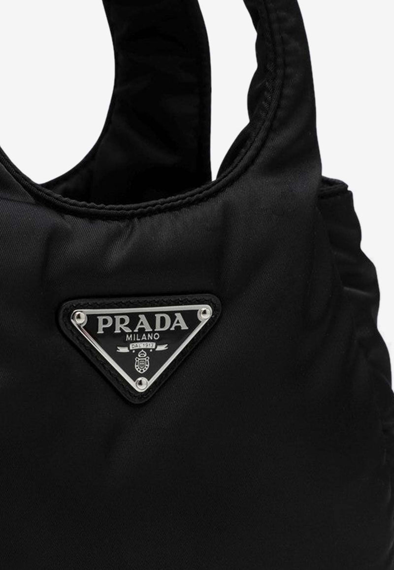 Prada Mini Re-Nylon Padded Top Handle Bag Black 1BA359OVMRCCJ/P_PRADA-F0002