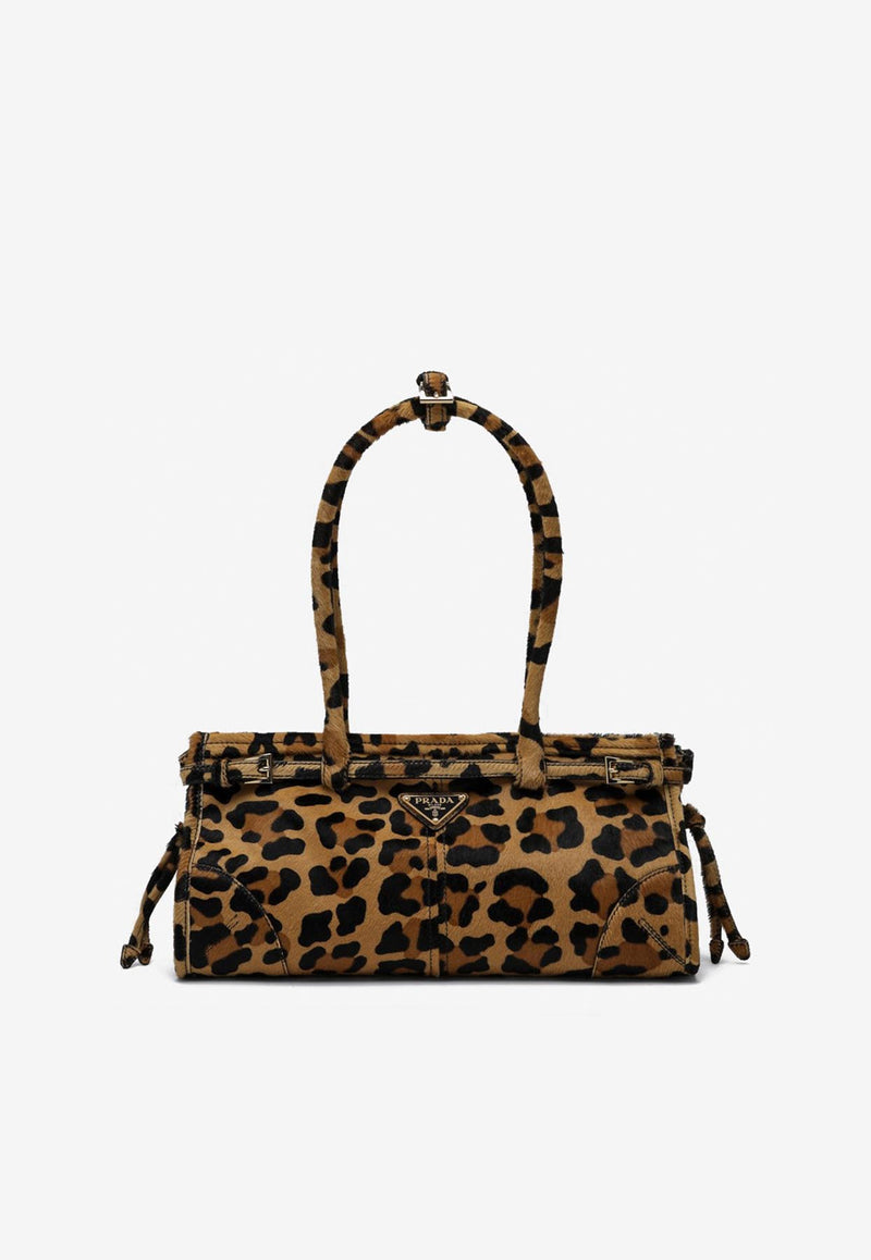 Prada Medium Leopard Print Top Handle Bag Brown 1BA426MOO2C7B/Q_PRADA-F0151