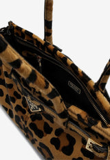 Prada Medium Leopard Print Top Handle Bag Brown 1BA426MOO2C7B/Q_PRADA-F0151