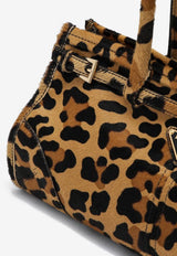 Prada Medium Leopard Print Top Handle Bag Brown 1BA426MOO2C7B/Q_PRADA-F0151