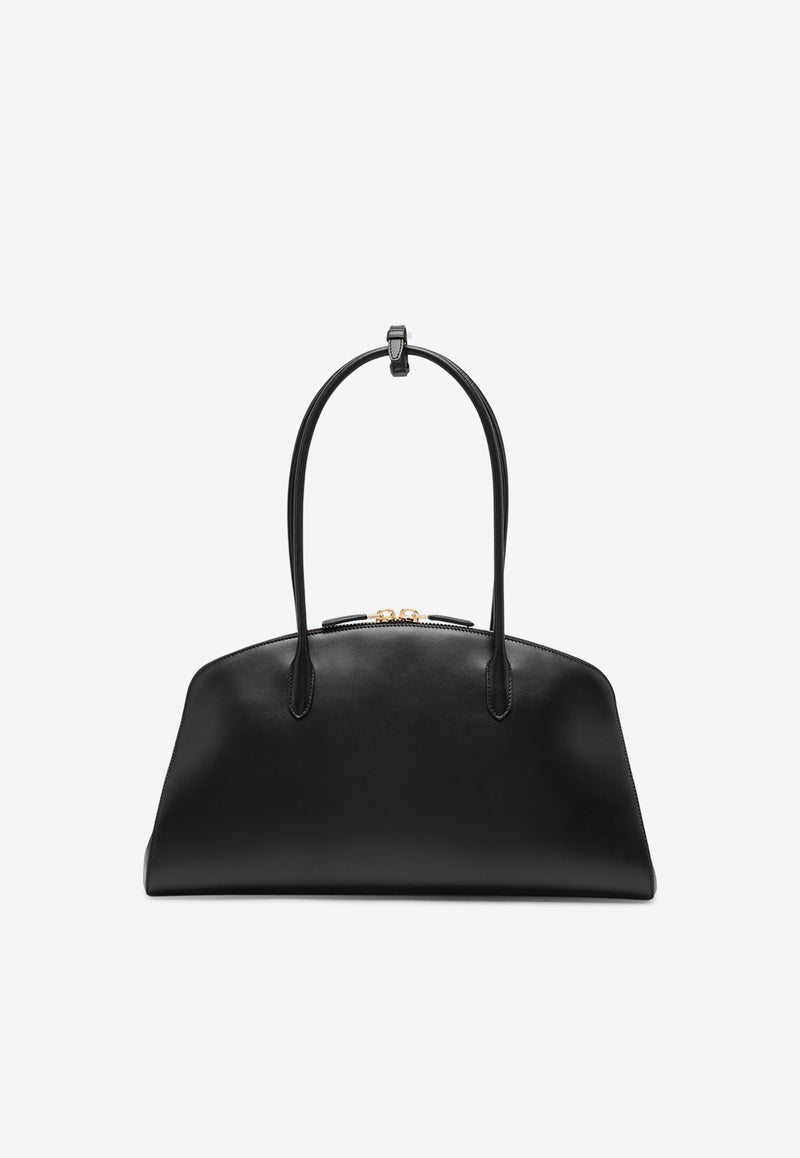 Prada Logo Leather Top Handle Bag Black 1BA440OOO2AIX/O_PRADA-F0002