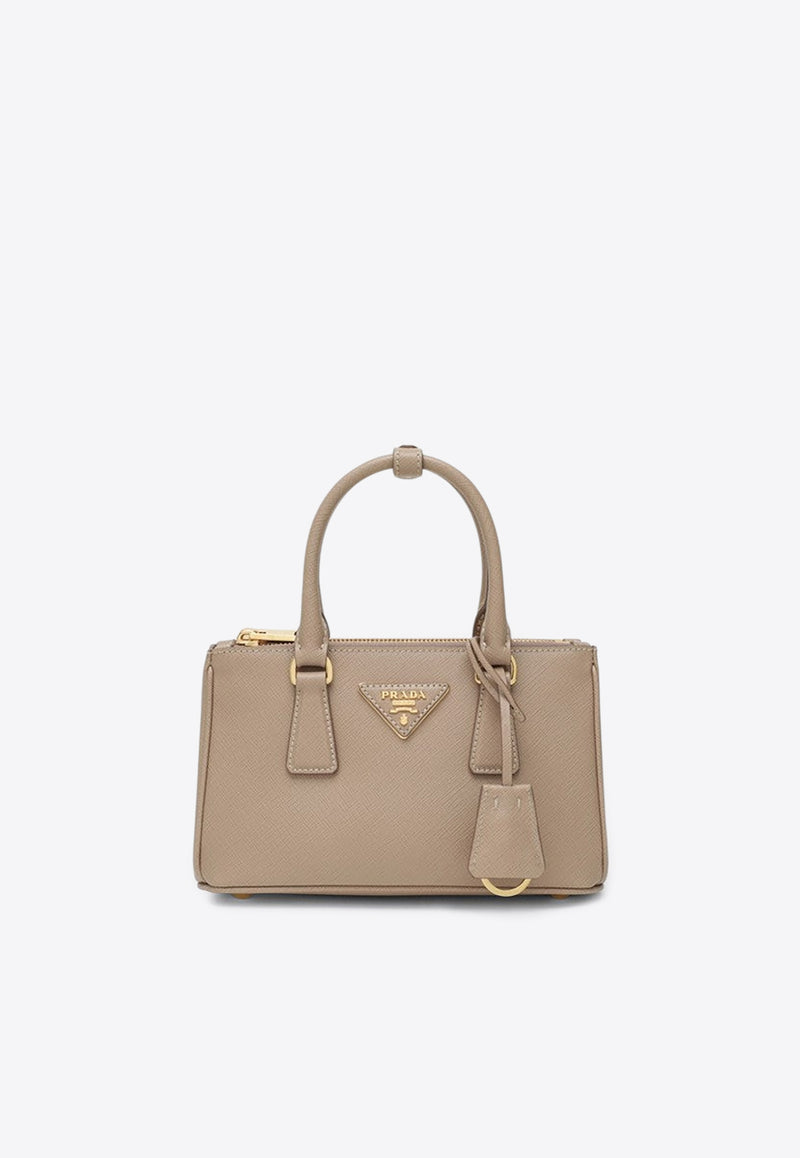 Prada Mini Galleria Saffiano Leather Handbag Powder 1BA916EOONZV/R_PRADA-F0236