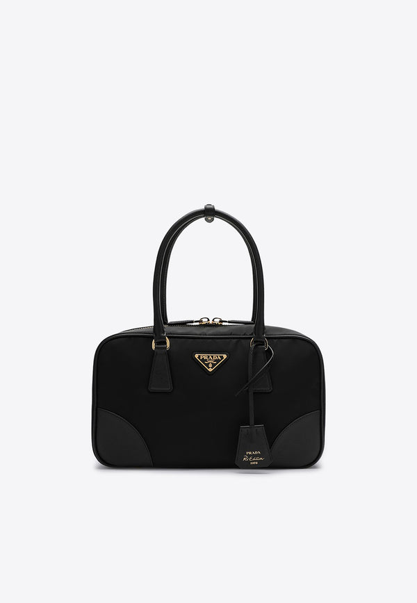 Prada Medium Re-Edition 1978 Top Handle Bag Black 1BB115TOOR064/P_PRADA-F0002