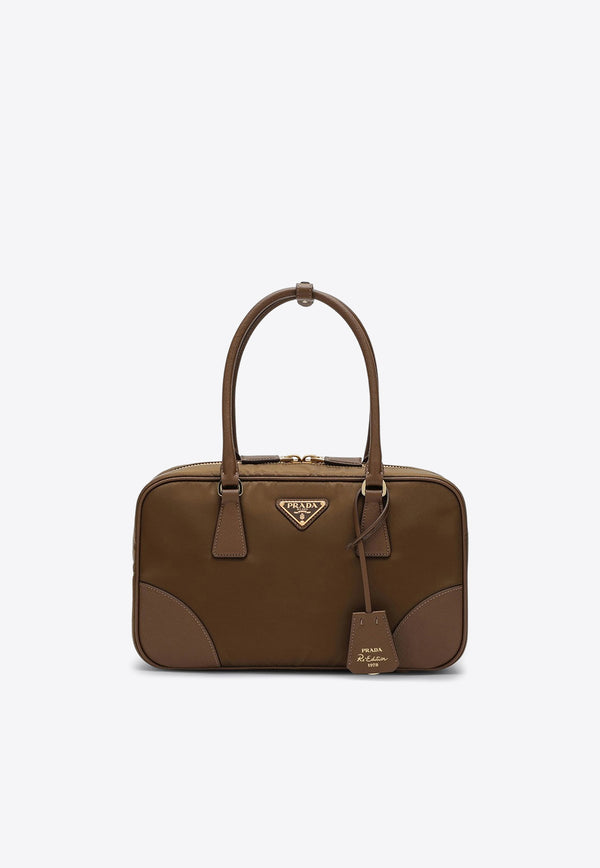 Prada Medium Re-Edition 1978 Top Handle Bag Brown 1BB115TOOR064/P_PRADA-F0594