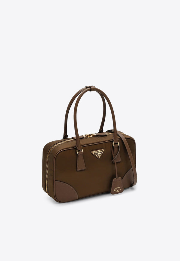 Prada Medium Re-Edition 1978 Top Handle Bag Brown 1BB115TOOR064/P_PRADA-F0594