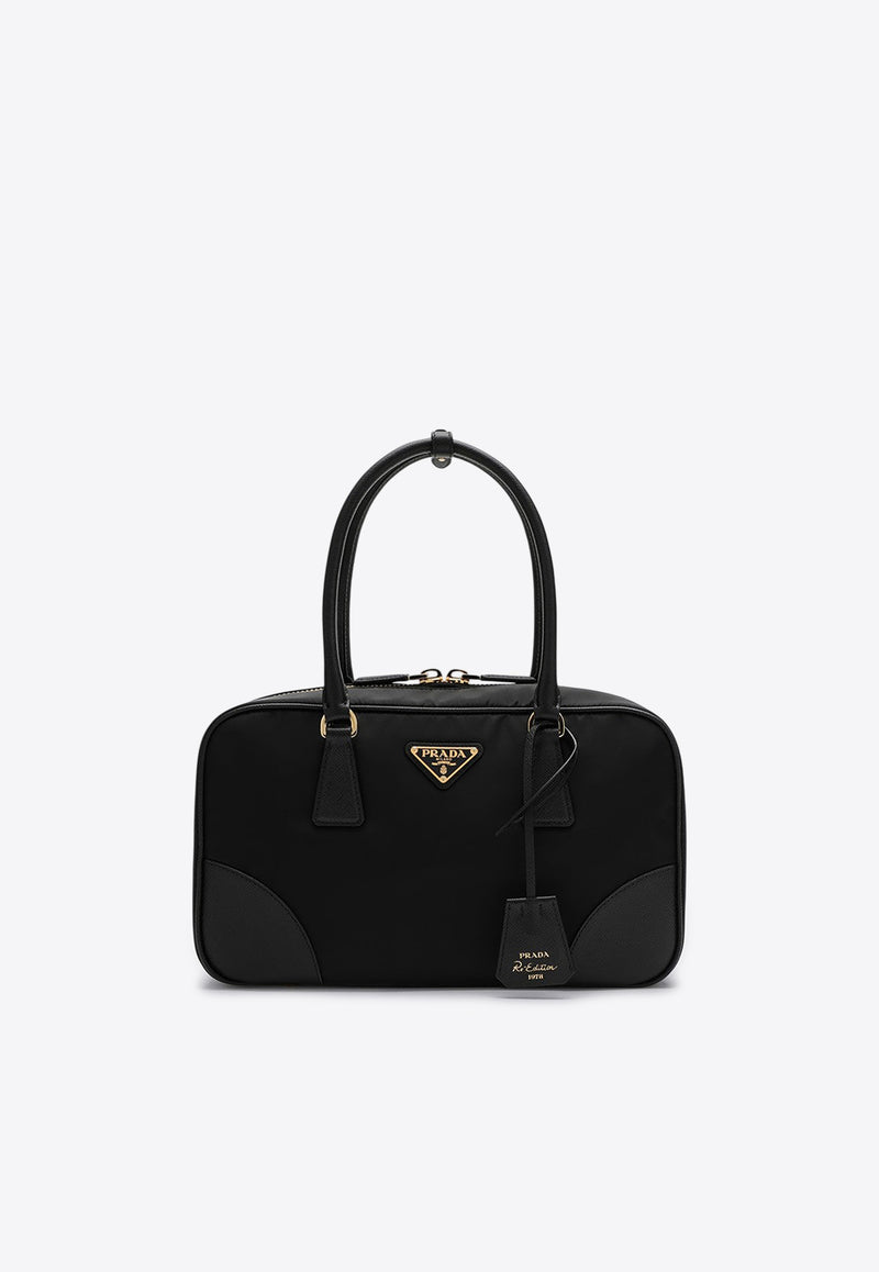 Prada Medium Re-Edition 1978 Top Handle Bag Black 1BB115TOOR064/R_PRADA-F0002