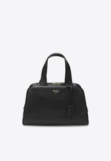 Prada Medium Leather Top Handle Bag Black 1BB148OOO2HIK/R_PRADA-F0002