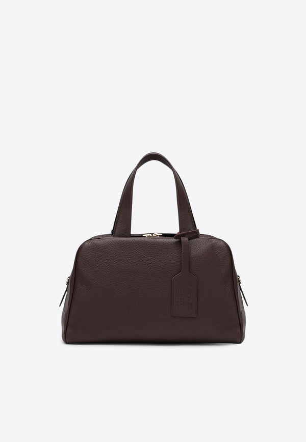 Prada Large Grained Leather Shoulder Bag Brown 1BB148OOO2HIK/R_PRADA-F0038