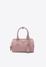 Prada Small Saffiano Leather Top Handle Bag Pink 1BB846EOMNZV/S_PRADA-F0924