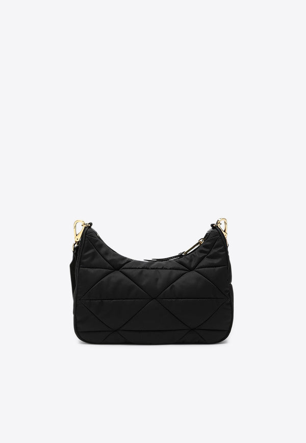 Prada Re-Nylon Padded Crossbody Bag Black 1BC151D9MRDJN/R_PRADA-F0632