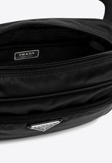 Prada Triangle Logo Re-Nylon Crossbody Bag Black 1BC167B1MRV44/P_PRADA-F0002