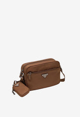 Re-Nylon Crossbody Bag with Pouch