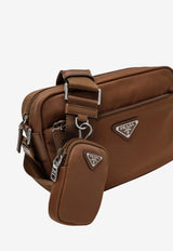 Re-Nylon Crossbody Bag with Pouch