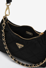 Prada Mini Re-Edition 1995 Chain Shoulder Bag Black 1BC204QOO2AOS/Q_PRADA-F0002