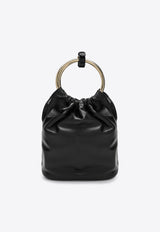 Prada Mini Bucket Bag in Nappa Leather Black 1BC227OOO2DX8/P_PRADA-F0002