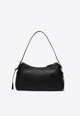 Prada Medium Aimée Leather Shoulder Bag  Black 1BC229LVM2CYS/Q_PRADA-F0002