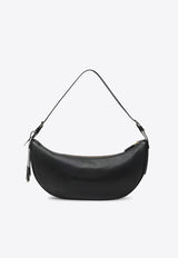 Prada Large Demi-Lune Leather Shoulder Bag Black 1BC255OVO2CYS/R_PRADA-F0002