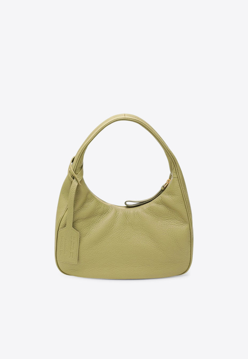Prada Small Leather Hobo Bag Pistachio 1BC268OOO2HIK/R_PRADA-F0362