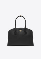 Prada Large Saffiano Leather Top Handle Bag Black 1BG514OOO2EGM/O_PRADA-F0002